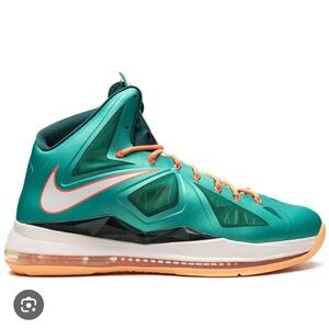 Lebron X - Miami Dolphins Sz 6y